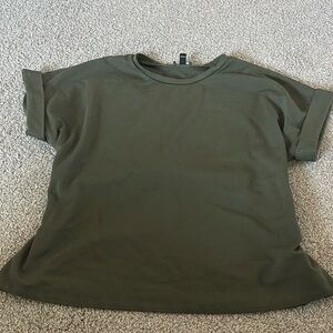 Express Green Top With Tie